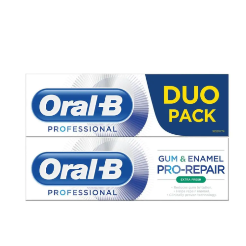 ORAL-B Prof. gum&enamel pro repair extra fresh duo zubná pasta 2×75 ml